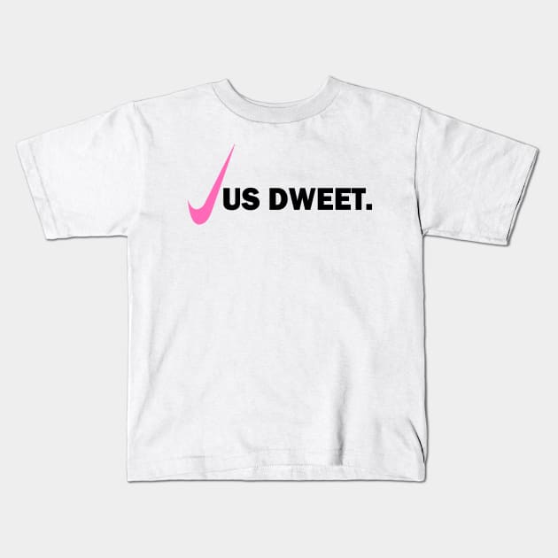 JUS DWEET - IN PINK AND BLACK - CARNIVAL CARIBANA PARTY TRINI DJ Kids T-Shirt by FETERS & LIMERS